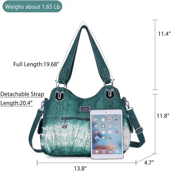 Roomy Fashion Hobo Womens Handbags Ladies Purse Satchel Shoulder Bags Tote Washe